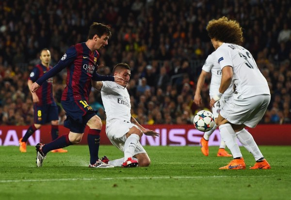  梅西梅开二度助巴黎圣日耳曼逆转取胜