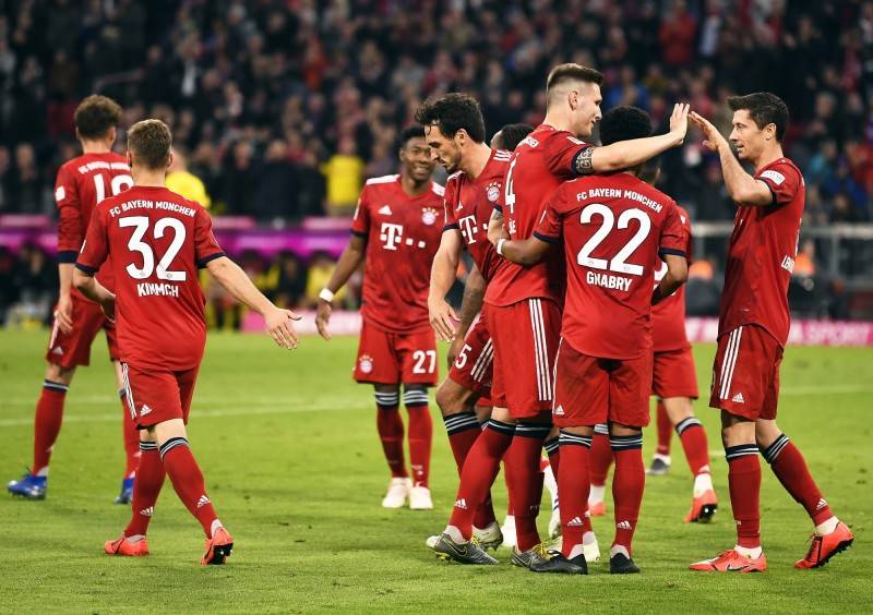  德甲霸主拜仁慕尼黑提前锁定联赛冠军头衔